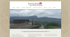 Desktop Screenshot of lotuscircleinternational.org
